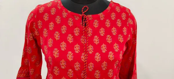 Red_With_Gold_And_Pink_Fine_Viscose_Premium_Top_And_Skirt_Set_For_Women