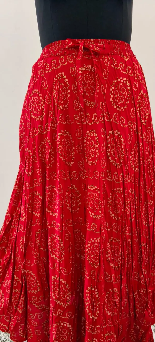 Red_Fine_Viscose_Premium_Skirt_For_Women