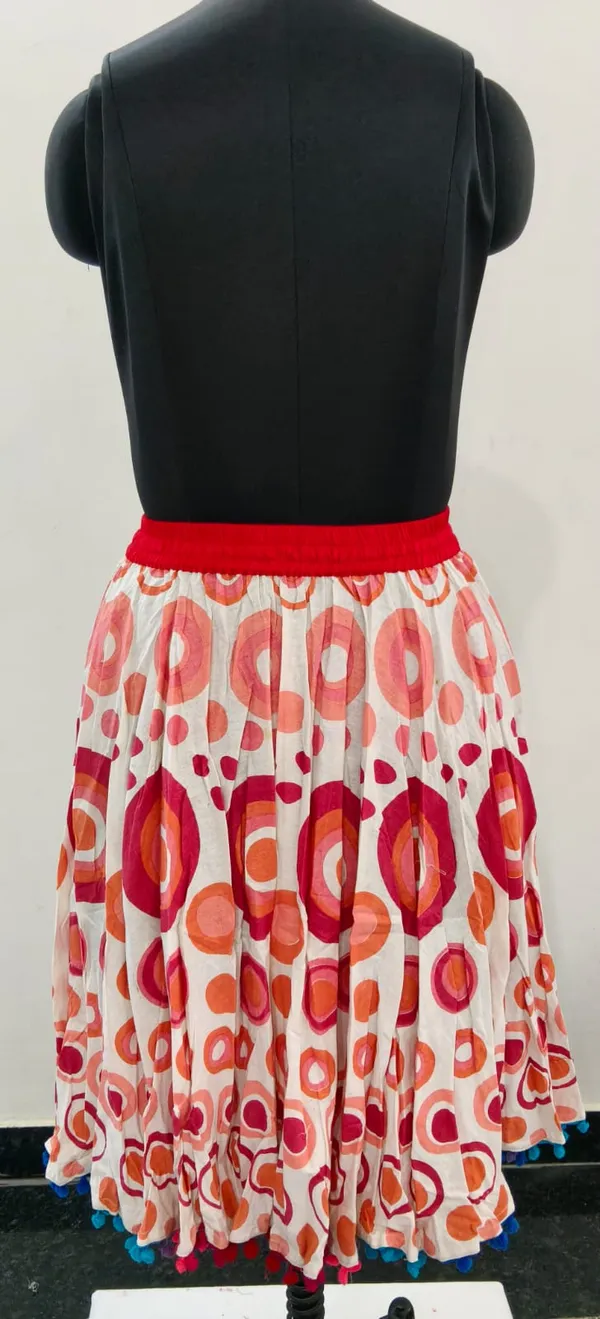Pink_Fine_Cotton_Shitting_Premium_Skirt_For_Women