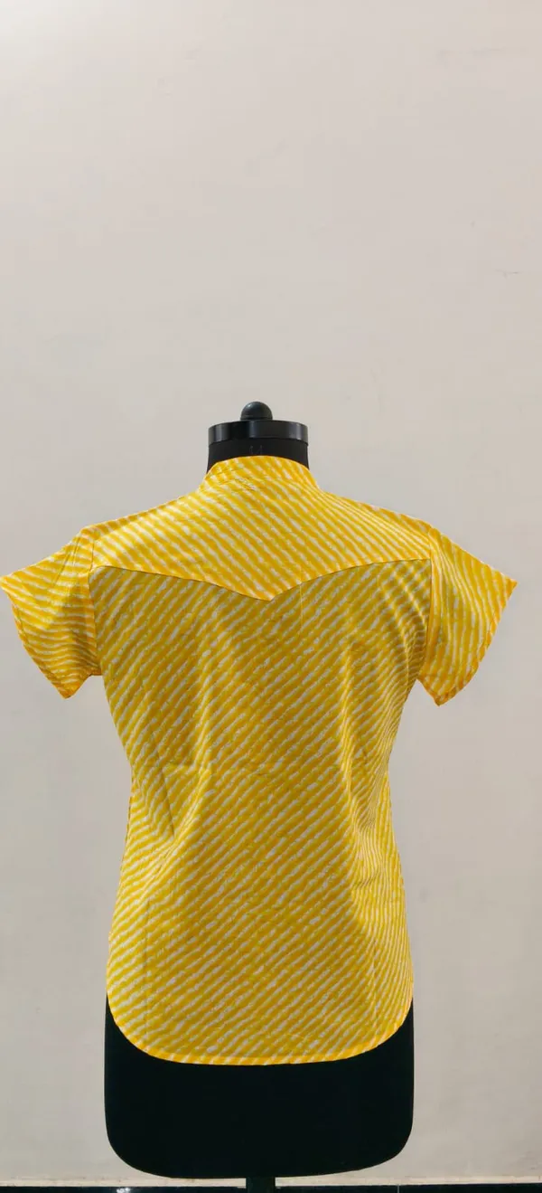 Yellow_Pure_Cotton_Premium_Top_For_Women
