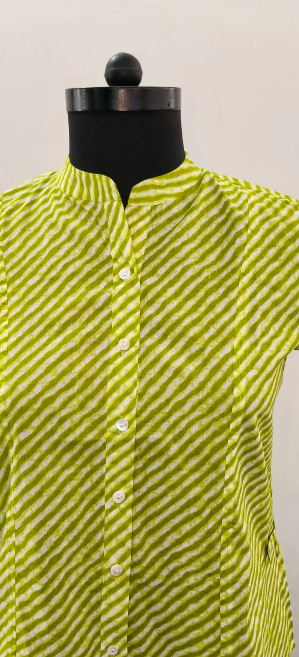 Lime_Green_Pure_Cotton_Premium_Top_For_Women