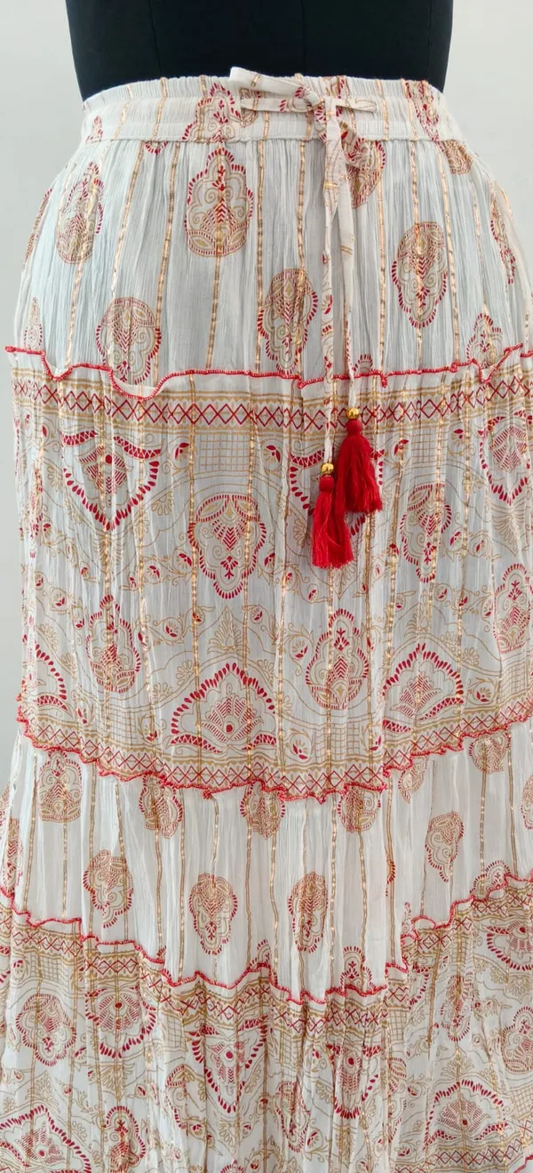 Off_White_With_Red_Print_Fine_Viscose_Lurex_Crinkle_Premium_Skirt_For_Women