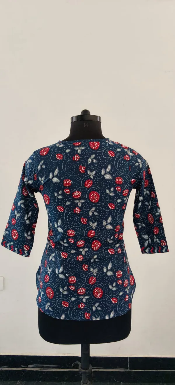 Navy_Blue_Pure_Cotton_Premium_Top_For_Women