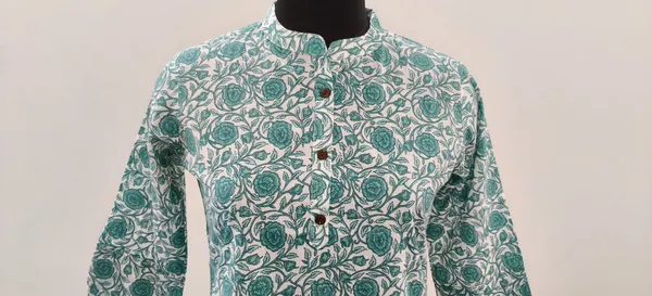 Aqua_Printed_Pure_Cotton_Premium_Short_Top_For_Women