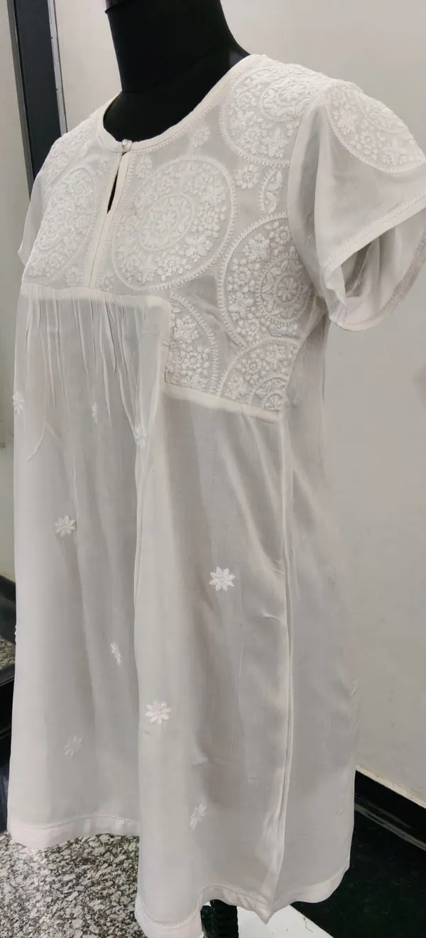 White_Fine_Viscose_Premium_Tunic_Top_For_Women