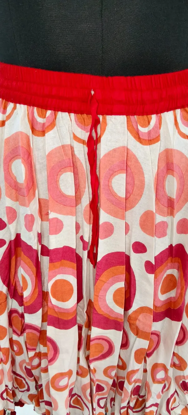 Pink_Fine_Cotton_Shitting_Premium_Skirt_For_Women