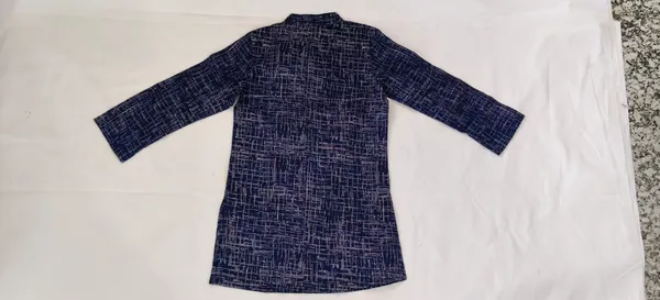 Blue_Pure_Cotton_Premium_Kurta_For_Kids