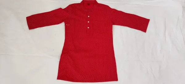 Red_Pure_Cotton_Premium_And_Elegant_Kurta_For_Kids