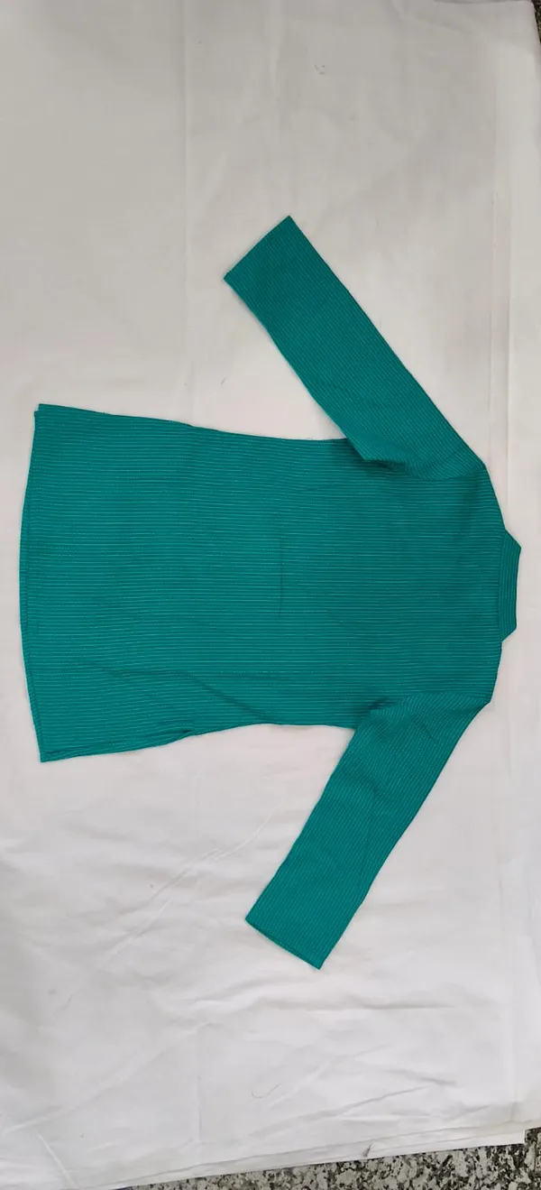 Teal_Green_Pure_Cotton_Premium_Kurta_For_Kids