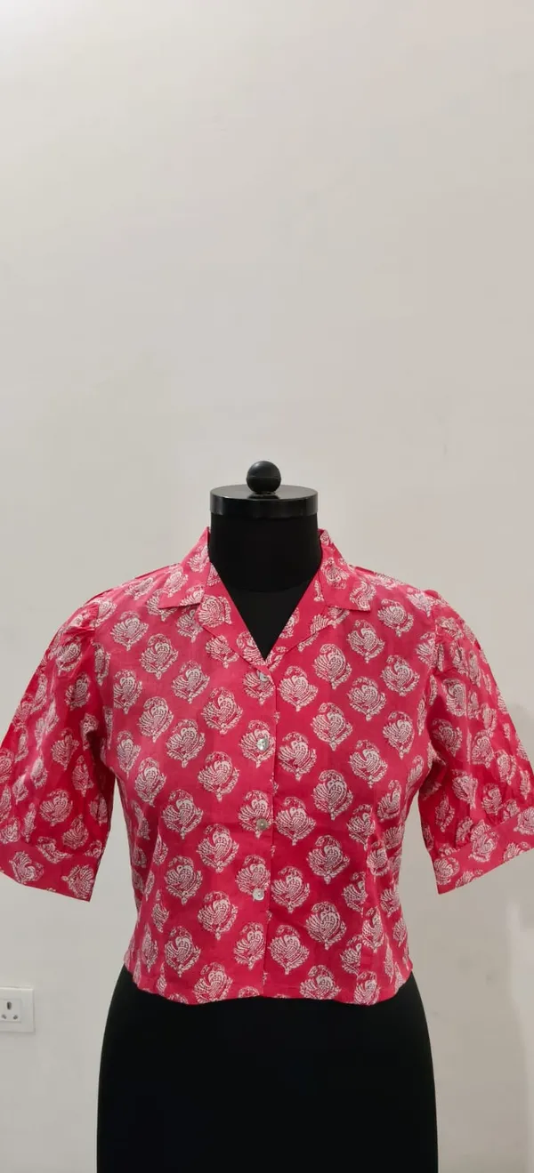 Pink_Pure_Cotton_Premium_Crop_Top_For_Women