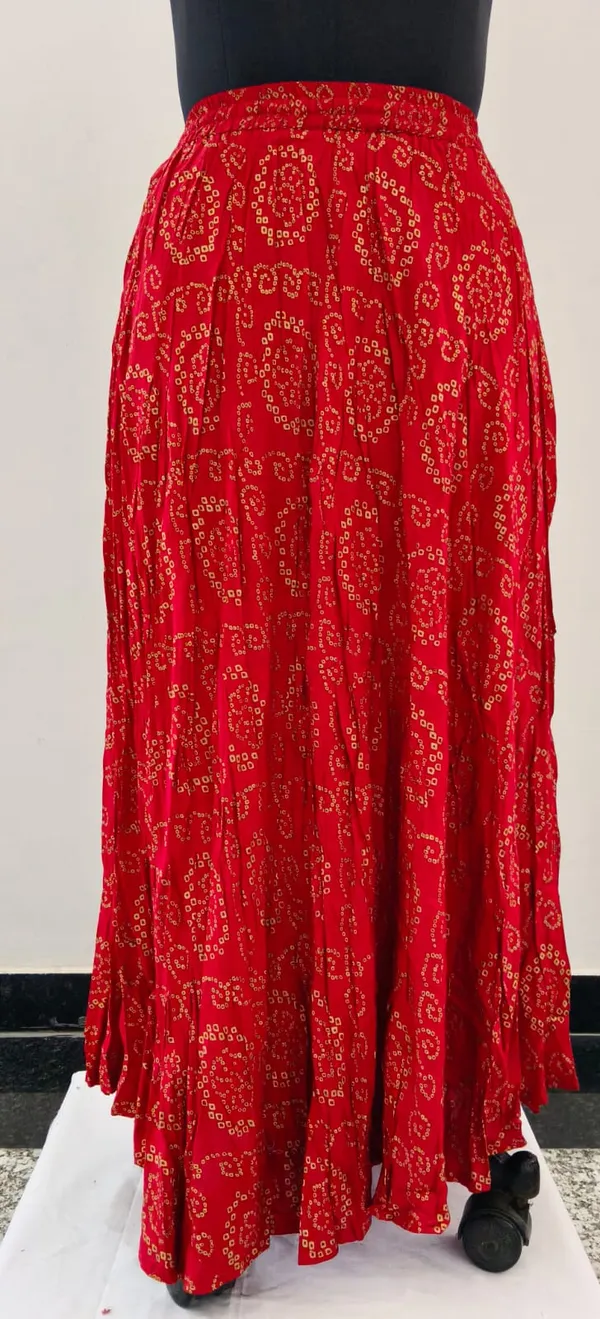 Red_Fine_Viscose_Premium_Skirt_For_Women