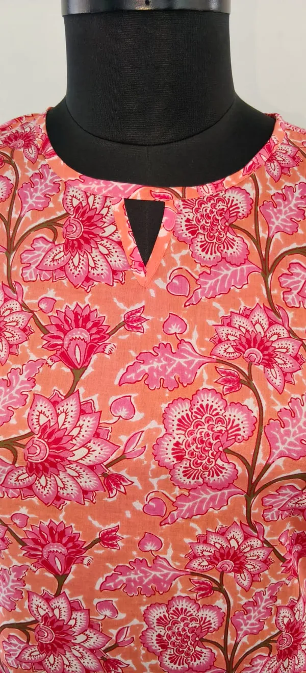 Light_Orange_Pure_Cotton_Premium_Top_For_Women