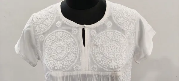 White_Fine_Viscose_Premium_Tunic_Top_For_Women