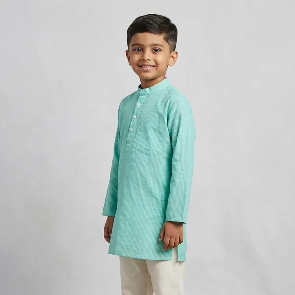 Aqua_Pure_Cotton_Premium_Kurta_For_Kids
