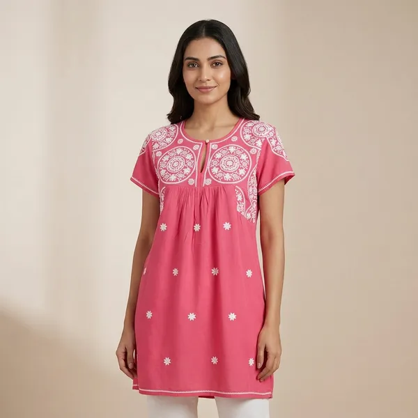 Gajari_Fine_Viscose_Premium_Tunic_Top_For_Women