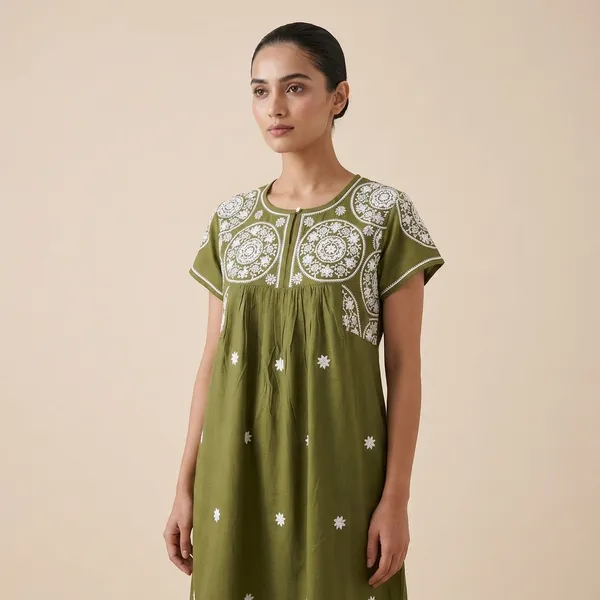 Mehandi_Green_Fine_Viscose_Premium_Tunic_Top_For_Women
