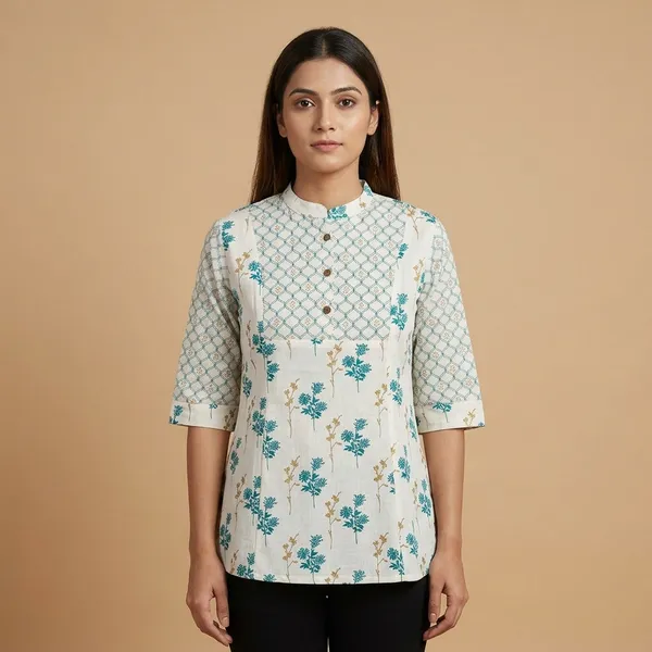 Green_Pure_Cotton_Flex_Premium_Top_For_Women
