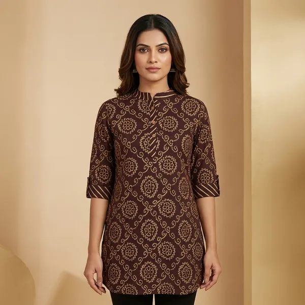 Coffee_Fine_Viscose_Premium_Top_For_Women