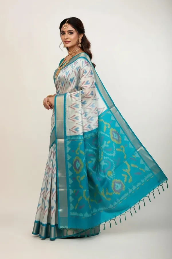 Traditional_Pochampalli_Ikkat_Designer_Print_Dolla_Silk_Saree