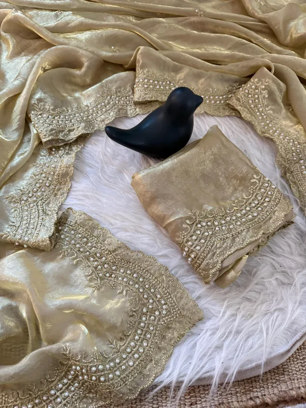 Golden_Banarasi_Silk_Festive_Saree_With_Heavy_Embellished_Border