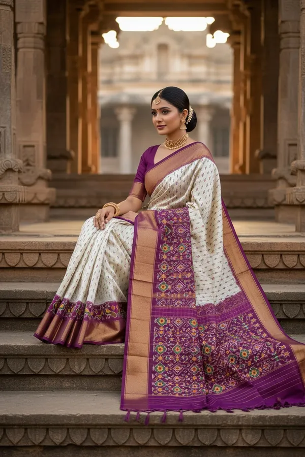 Traditional_Pochampalli_Ikkat_Designer_Print_Dolla_Silk_Saree