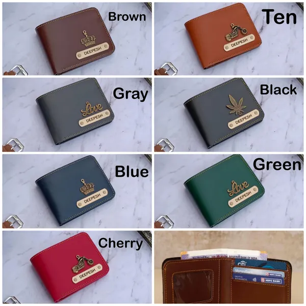 Personalized_Leather_Wallet_With_Name_And_Charm_Customized_Slim_Bifold_Wallet_For_Men_Pack_Of_2