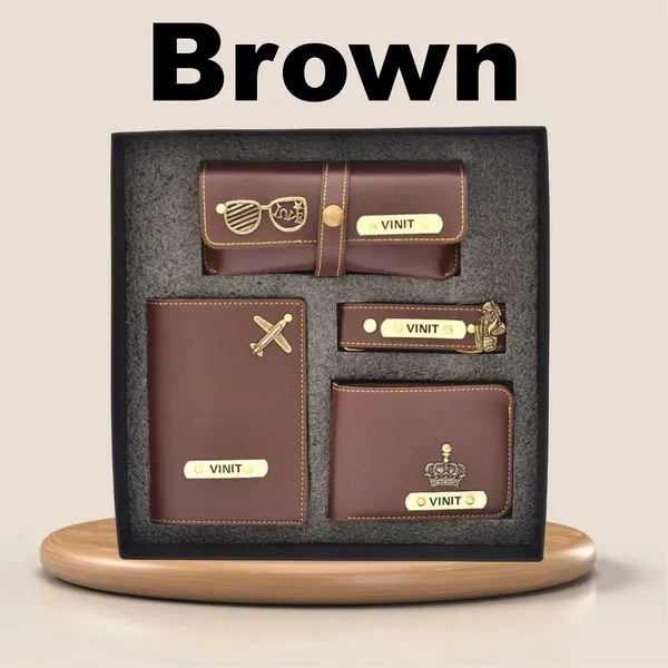 Personalized_4_In_1_Men_Gift_Combo_Set_Fox_Leather_Custom_Name