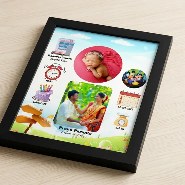 Personalized_Family_Baby_Birth_Announcement_Frame_Customized_Newborn_Birth_Stats_Frame_With_Parents_Photo