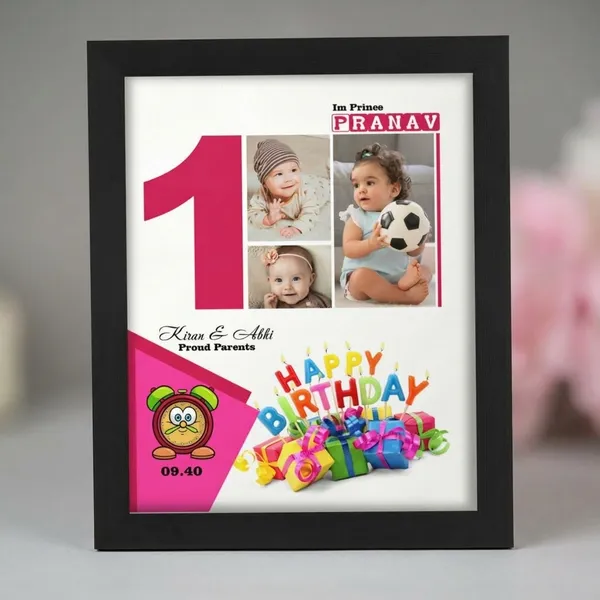Personalized_1_St_Birthday_Photo_Collage_Frame_Custom_Number_1_Birthday_Memory_Frame