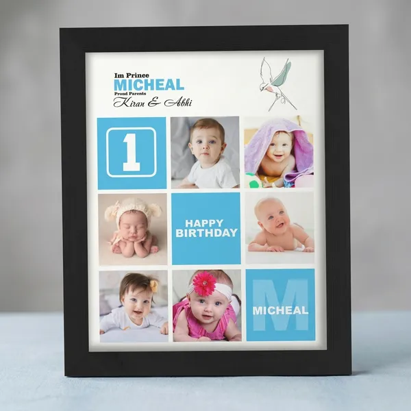 Personalized_1_St_Birthday_Photo_Collage_Frame_Custom_Number_1_Birthday_Memory_Frame