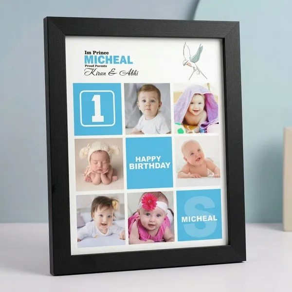 Personalized_1_St_Birthday_Photo_Collage_Frame_Custom_Number_1_Birthday_Memory_Frame