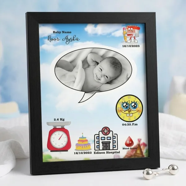 Personalized_Cartoon_Theme_Baby_Birth_Stats_Frame_Custom_Newborn_Birth_Announcement_Photo_Frame