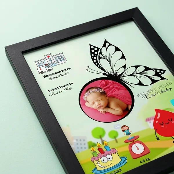 Personalized_Butterfly_Theme_Baby_Birth_Announcement_Frame_Custom_Newborn_Birth_Stats_Photo_Frame