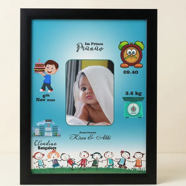 Personalized_Baby_Birth_Announcement_Photo_Frame_Custom_Newborn_Birth_Stats_Single_Photo_Frame