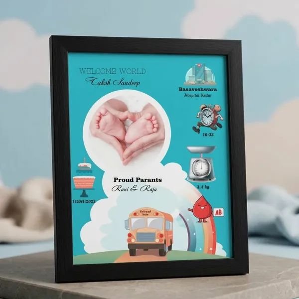 Personalized_Rainbow_And_Clouds_Theme_Baby_Birth_Stats_Frame_Customized_Newborn_Birth_Detail_Photo_Frame
