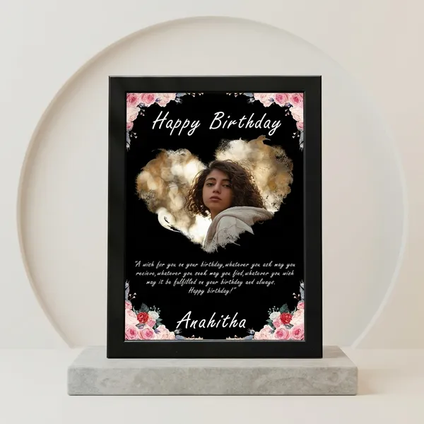 Personalized_Happy_Birthday_Photo_Frame_Gift_Custom_Name_Birthday_Poster_With_Floral_Design