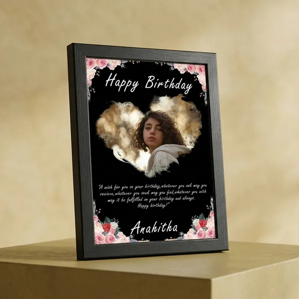 Personalized_Happy_Birthday_Photo_Frame_Gift_Custom_Name_Birthday_Poster_With_Floral_Design