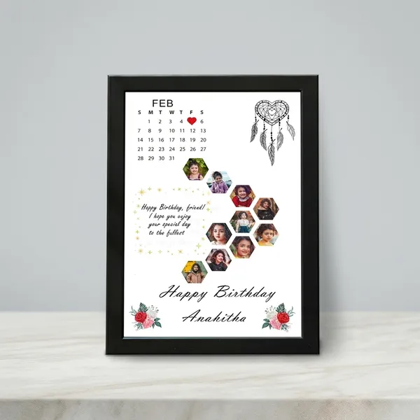 Personalized_Birthday_Calendar_Photo_Frame_Custom_Hexagon_Collage_Gift