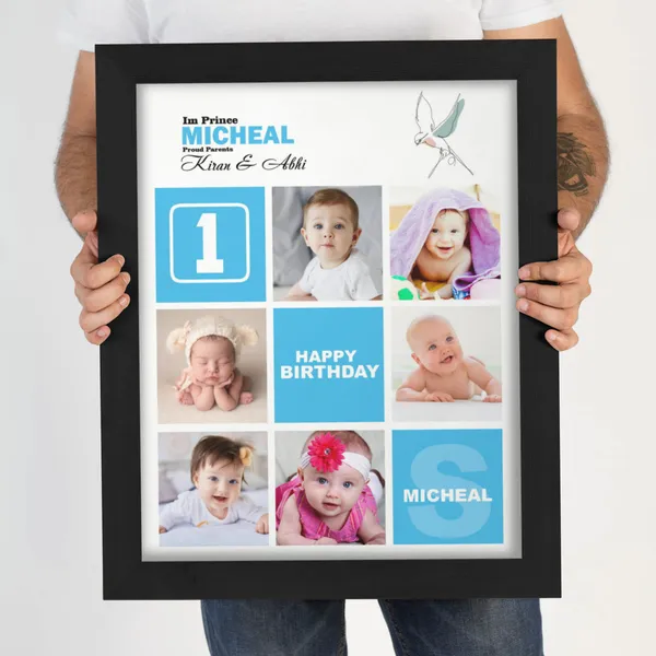 Personalized_1_St_Birthday_Photo_Collage_Frame_Custom_Number_1_Birthday_Memory_Frame