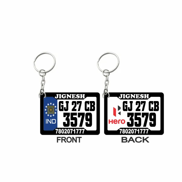 Personalized_Acrylic_Vehicle_Number_Plate_Keychain_For_Car_And_Bike_Custom_Name_And_Mobile_Number_Keyring_Double_Sided_Print