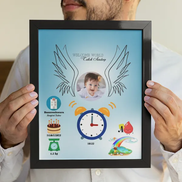Personalized_Angel_Wings_Theme_Baby_Birth_Announcement_Frame_Custom_Newborn_Birth_Stats_Photo_Frame