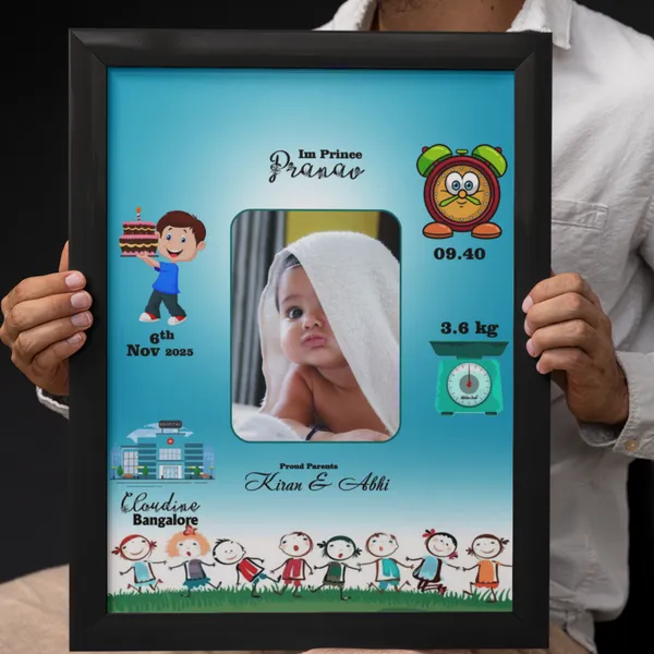 Personalized_Baby_Birth_Announcement_Photo_Frame_Custom_Newborn_Birth_Stats_Single_Photo_Frame