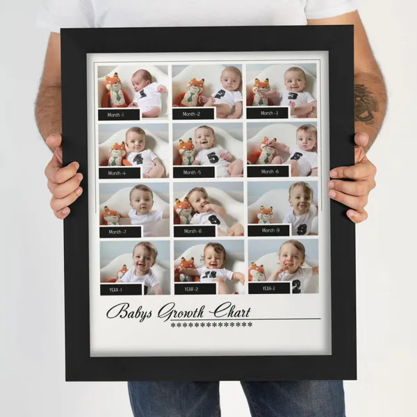 Personalized_Baby_Growth_Chart_Photo_Frame_Customized_12_Month_Milestone_Picture_Collage_Frame