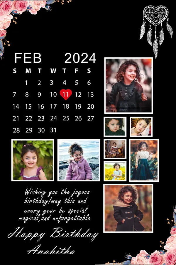 Personalized_Birthday_Calendar_Photo_Frame_Custom_Date_And_Multi_Photo_Gift