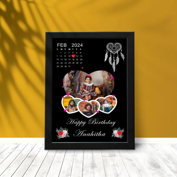 Personalized_Birthday_Calendar_Photo_Frame_Custom_Heart_Shape_Collage_Gift