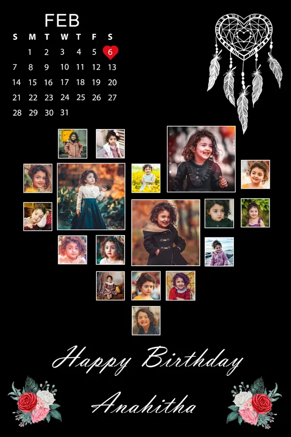 Personalized_Birthday_Calendar_Photo_Frame_Custom_Heart_Shape_Collage_Gift