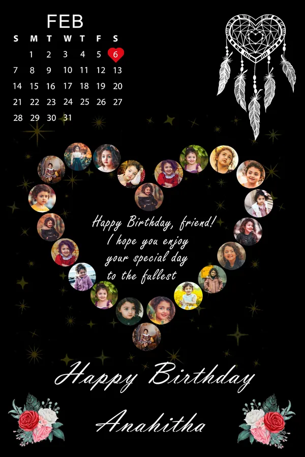 Personalized_Birthday_Calendar_Photo_Frame_Custom_Heart_Wreath_Collage_Gift