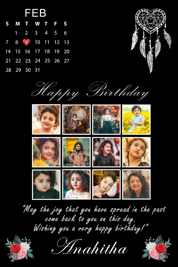 Personalized_Birthday_Calendar_Photo_Frame_Customized_Kids_Photo_Collage_Gift