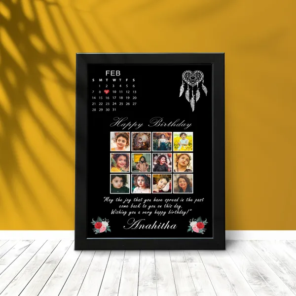 Personalized_Birthday_Calendar_Photo_Frame_Customized_Kids_Photo_Collage_Gift
