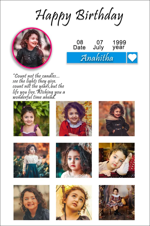 Personalized_Birthday_Photo_Frame_With_Birth_Date_Custom_10_Picture_Grid_Gift